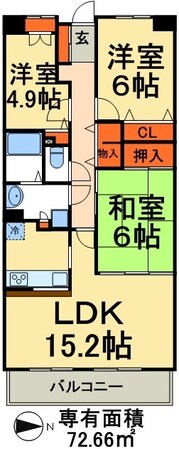 白井ロジュマンの物件間取画像